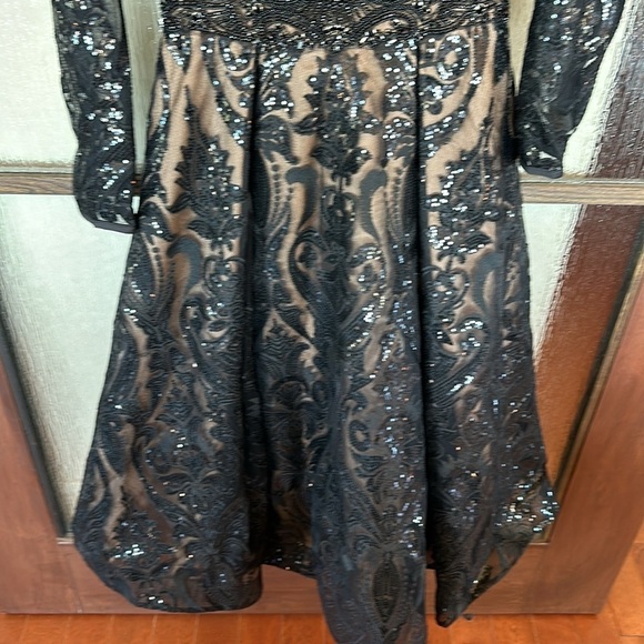 Mac Duggal SEQUIN EMBELLISHED A-LINE COCKTAIL DRESS size 6 New $598 sold out - Picture 8 of 14